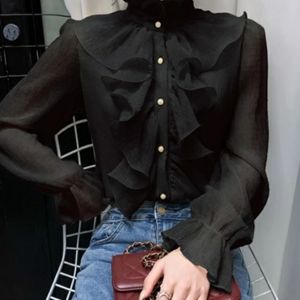 Ruffled Blouse Bohemian Pirate Poet Style